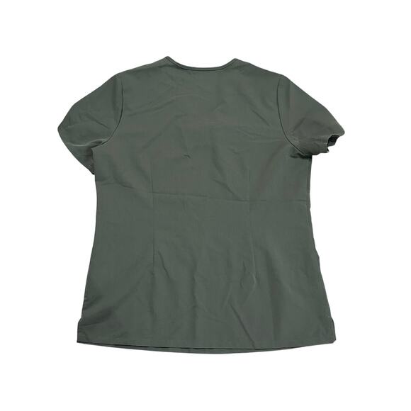 Figs Casma Three-Pocket Scrub Top MOSS Medium - Picture 3 of 5